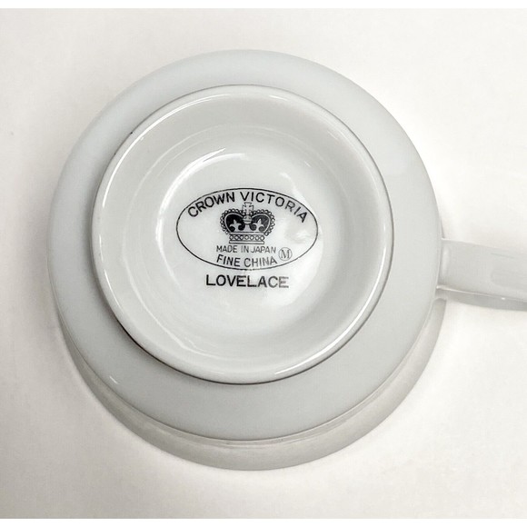 1 Crown Victoria Lovelace Replacement Cup China Tea Cup Only - Picture 4 of 4